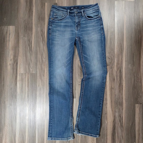 BKE Other - BKE Aden Mens Straight Leg Jeans 29x32 Medium Wash Distressed Denim
